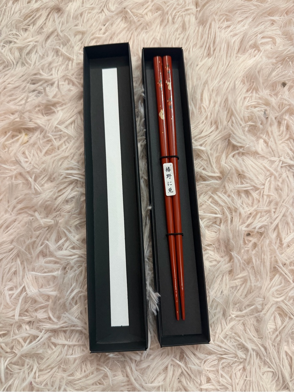NIB red lacquered chopsticks from Yamamoto Lacquerware